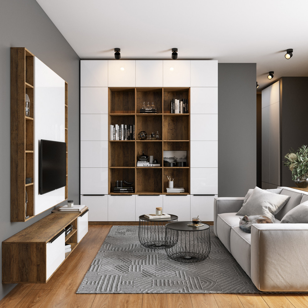 Гостиная в стиле контемпорари