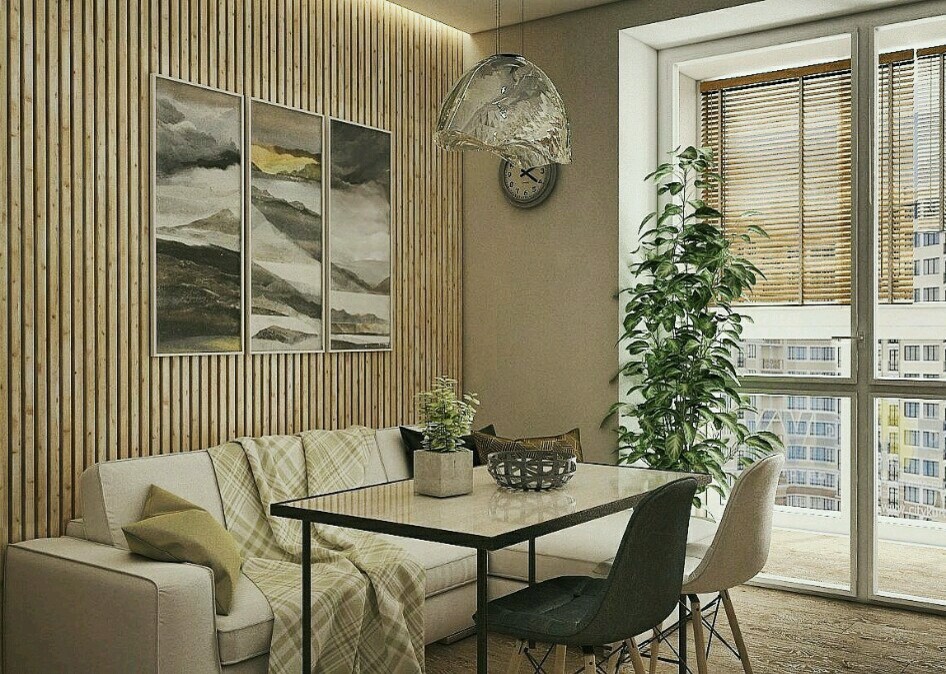 Квартира с элементами эко-стиля