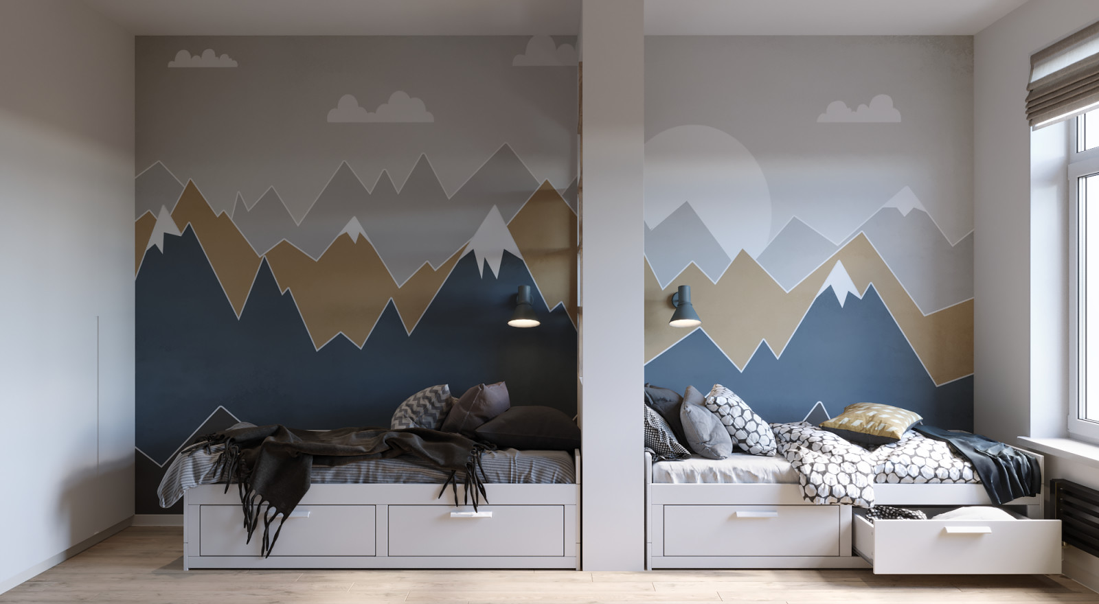 Проект квартиры в Москве 78 м2