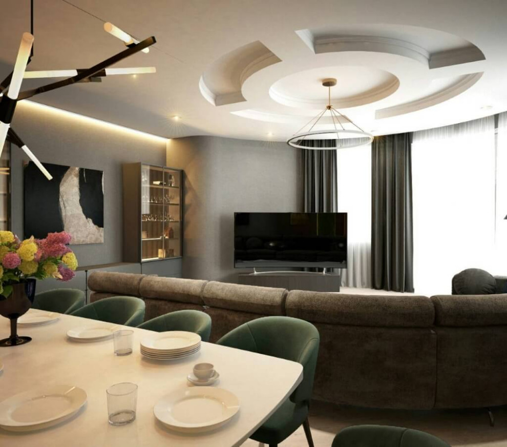 Дизайн квартиры 180 м2 на Кутузовский проспект