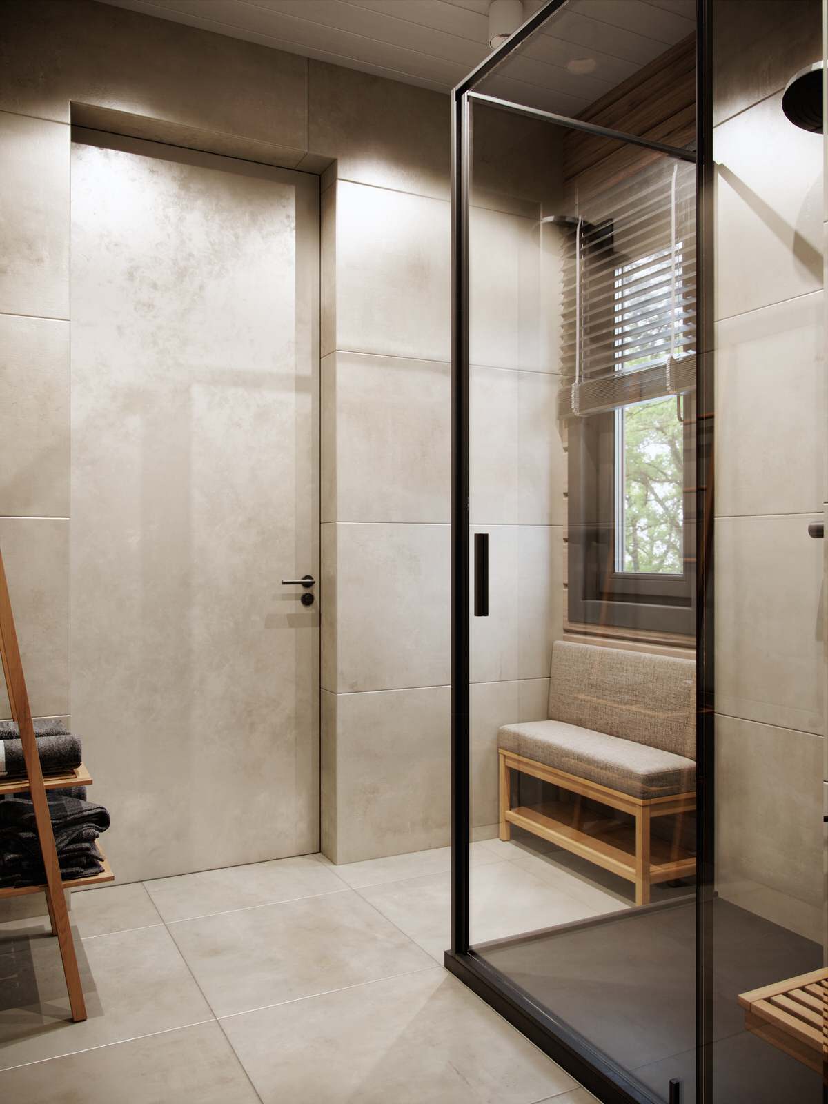 Дизайн интерьера загородного дома из бруса