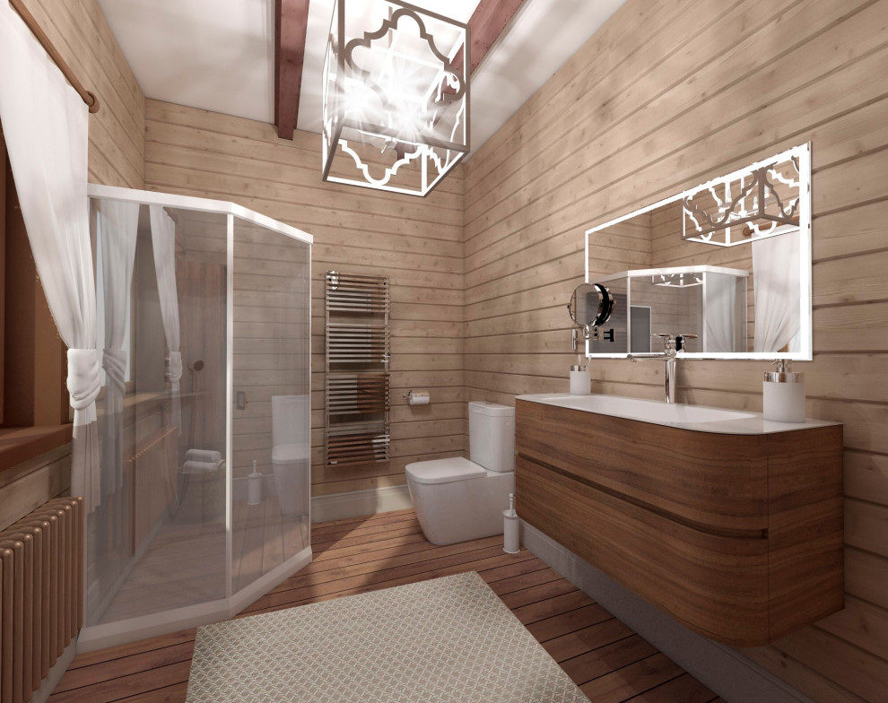 Обложка проекта: Деревянный дом в подмосковье