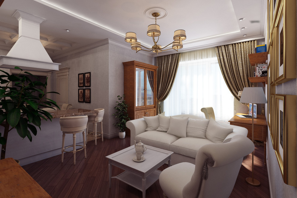 Двухкомнатная квартира в классическом стиле