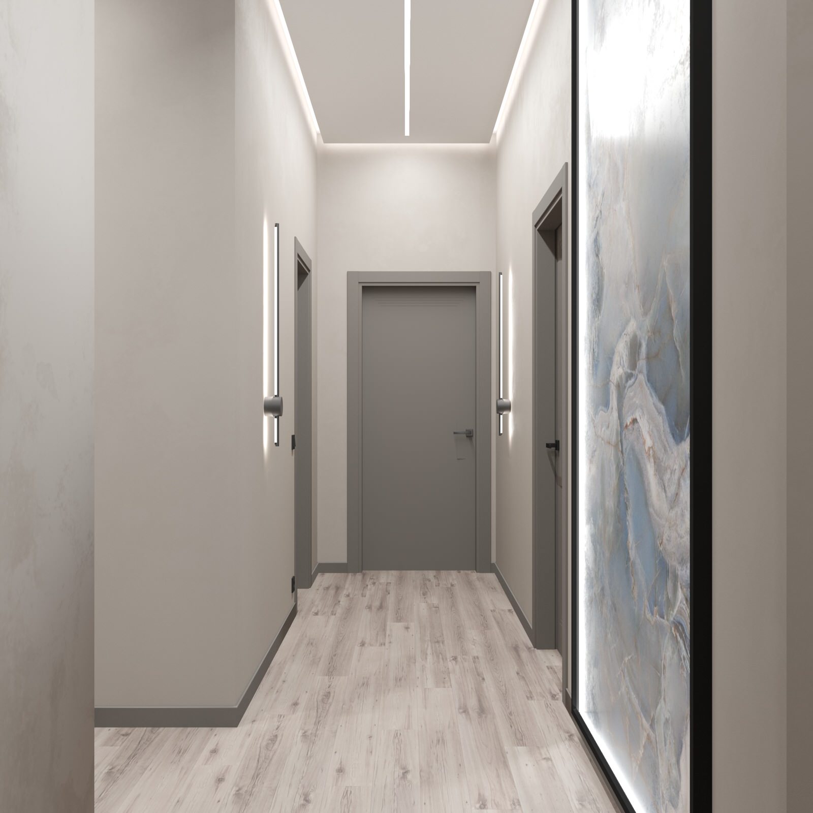 Прихожая таунхауса