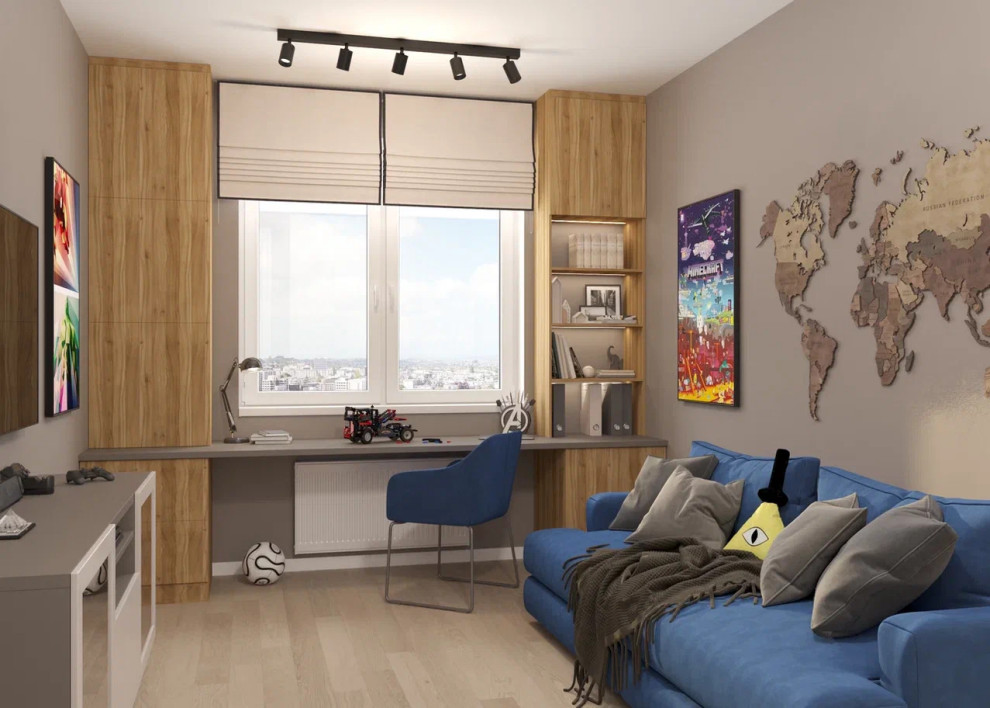 Идеи дизайн-проектов детской комнаты для мальчика