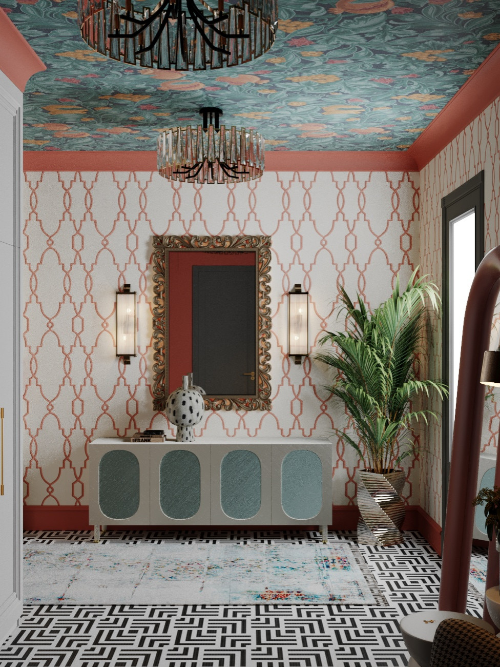 Обложка проекта: Эклектичная прихожая