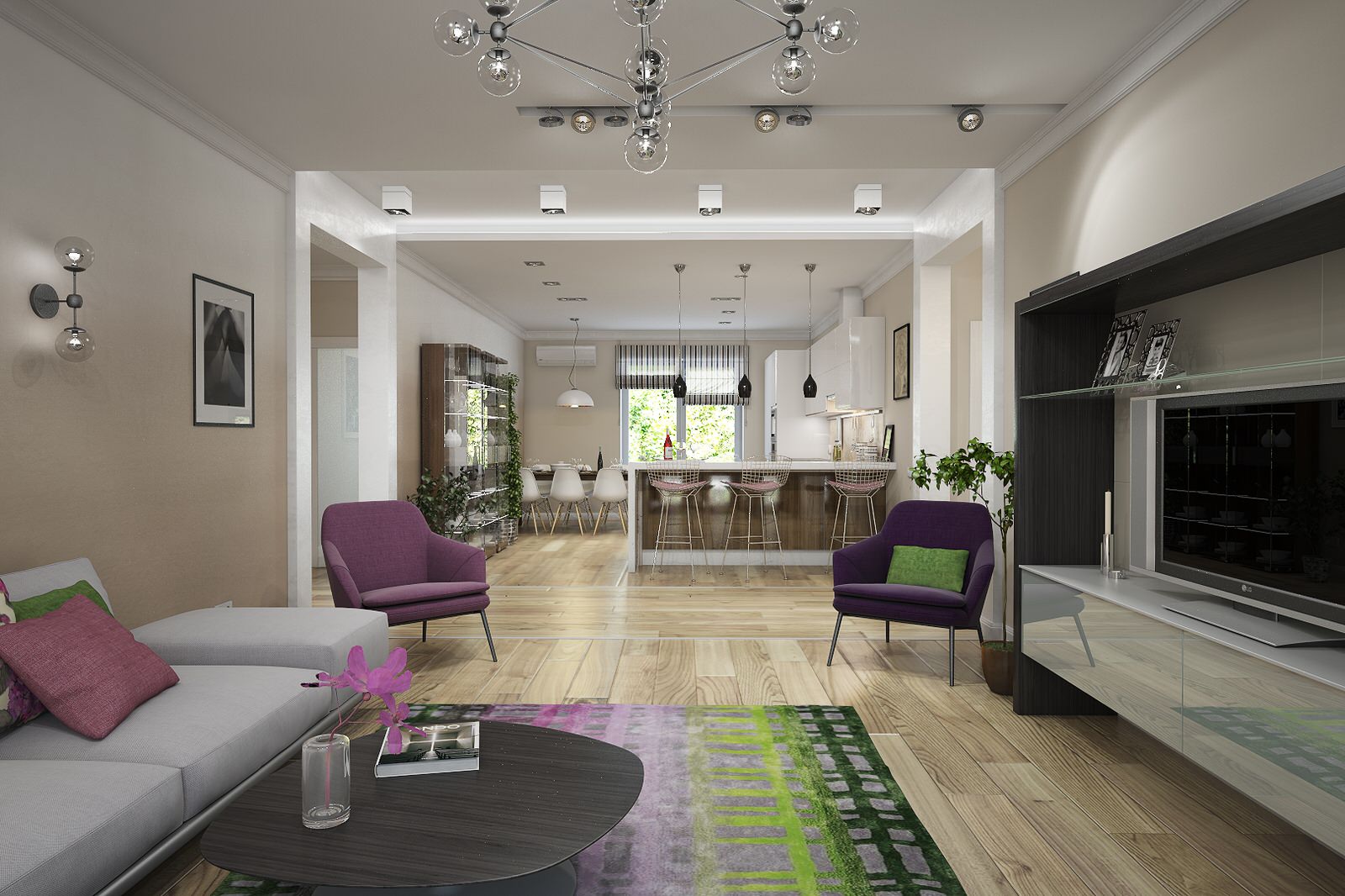 Кухня-гостиная