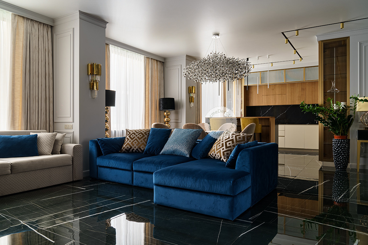 Обложка проекта: Квартира на Мичуринском проспекте (ЖК "Небо")