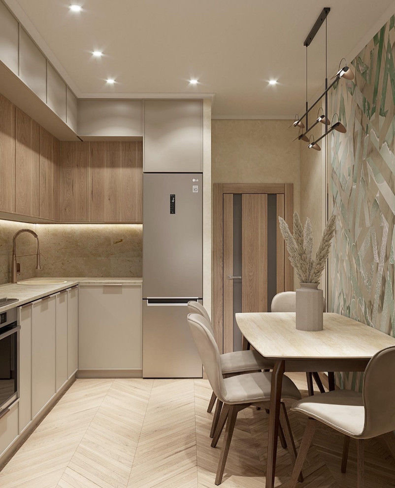 Обложка проекта: Кухня 12 м2. ЖК «Салют»