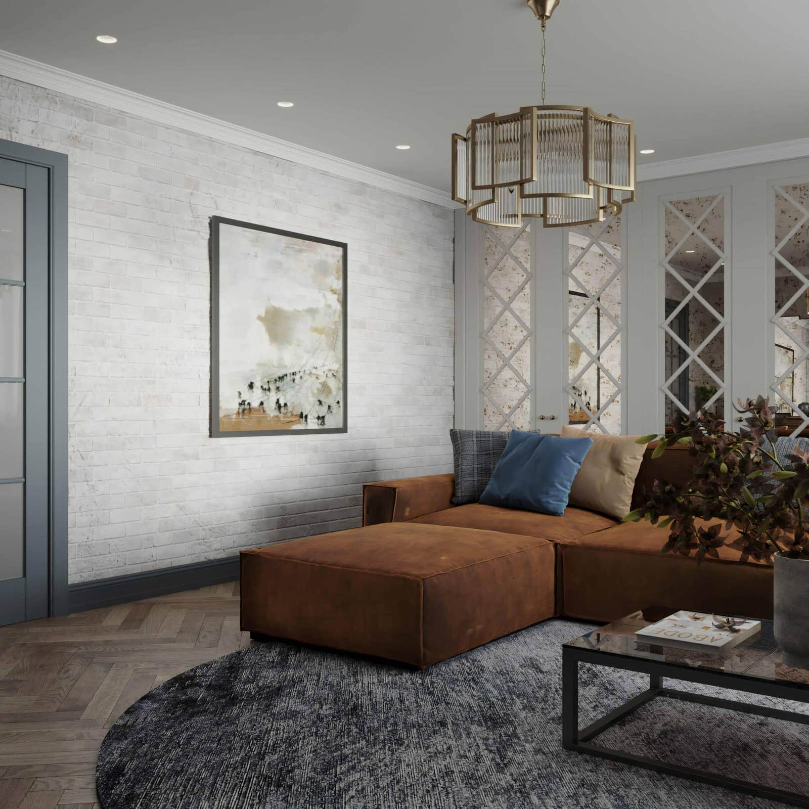 Дизайн и ремонт квартиры в КП «Новогорск» — Единство противоположностей