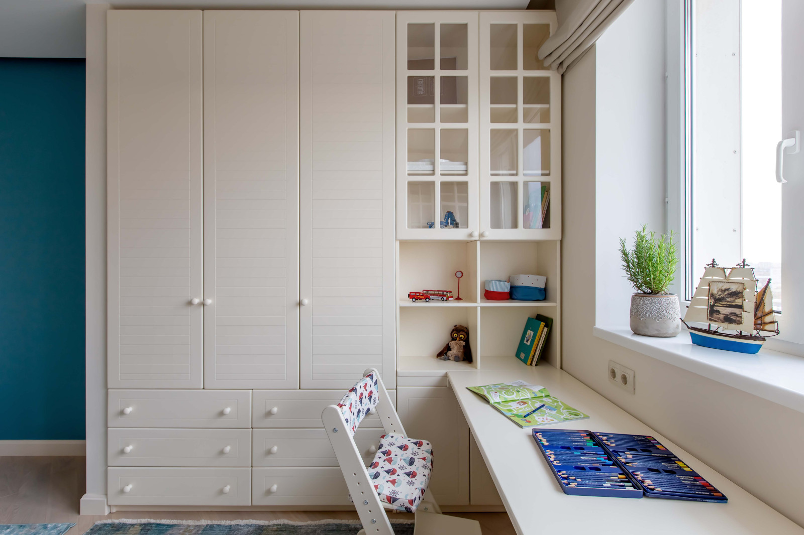 Лаванда и бирюза