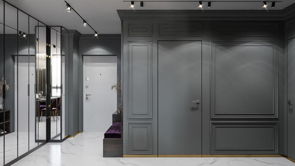 Гостиная - студия ЖК Испанские кварталы Москва