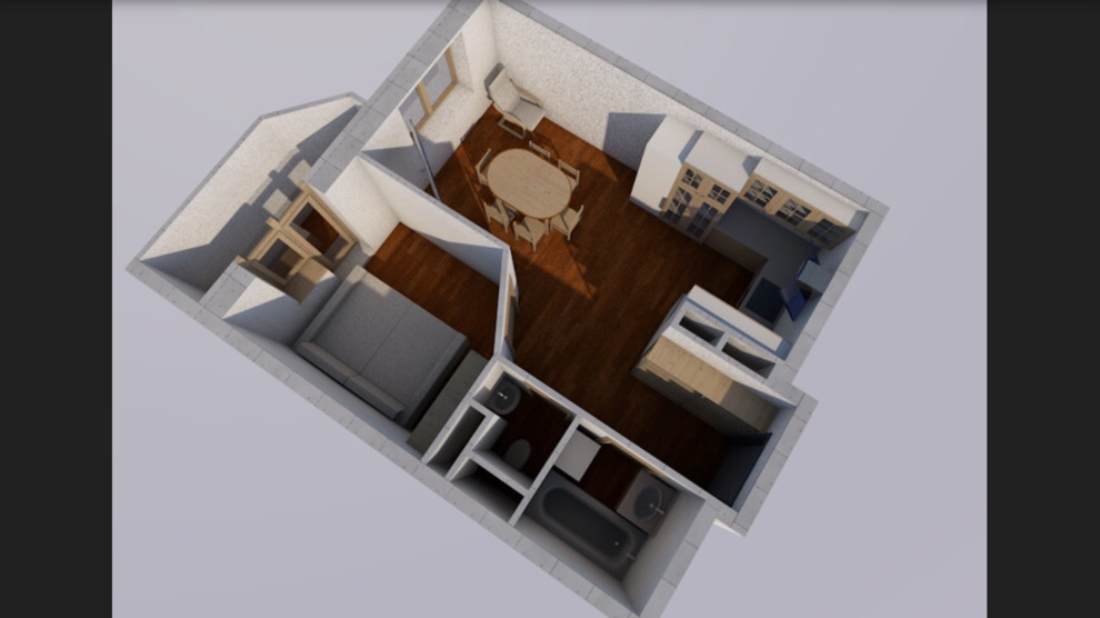 Обложка проекта: Проект планировки квартиры