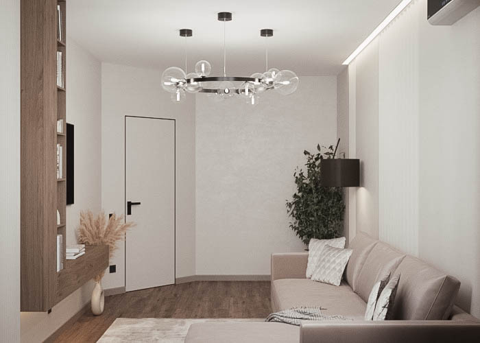 Нежная двушка в  ЖК Атлант