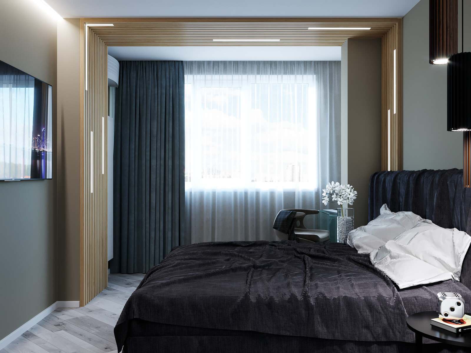 Квартира для молодого человека S = 100 кв. м.