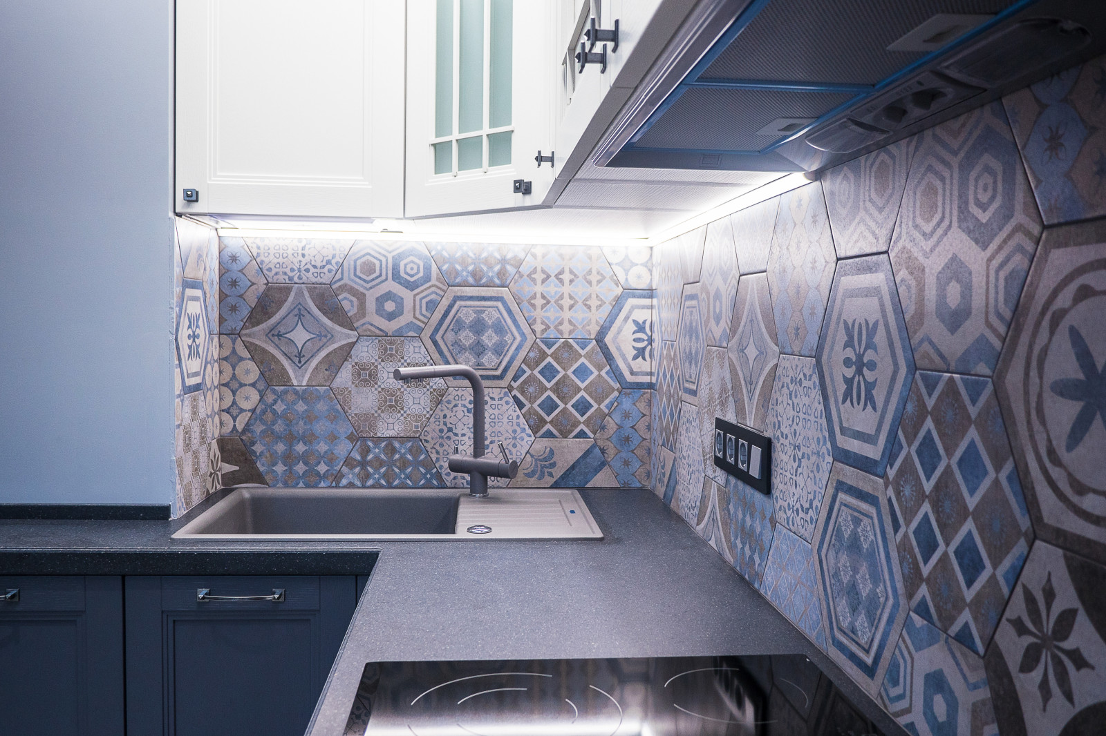 Квартира в голубых тонах серии П-44