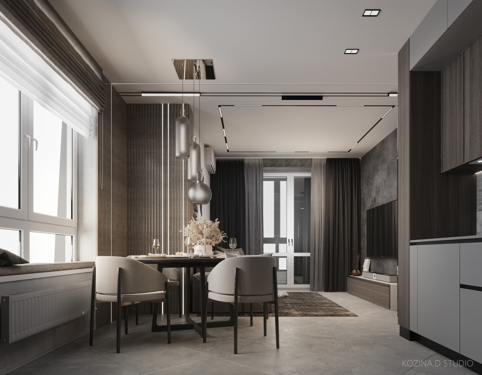 Кухня-гостиная