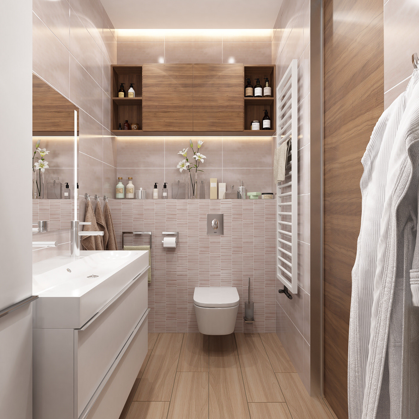 Квартира ЖК Достояние 100 м2 (Современный стиль)