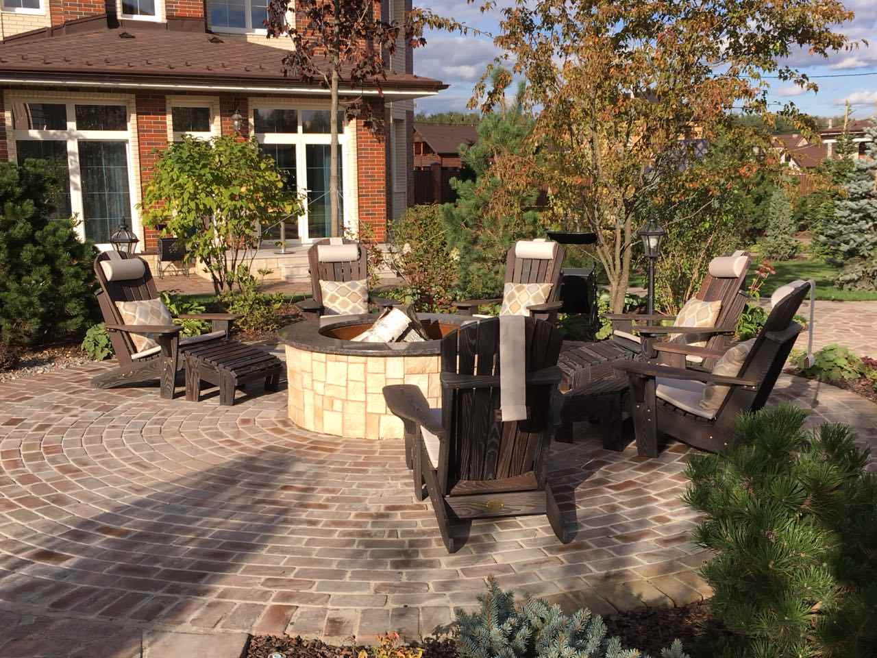 Кострище на загородном участке