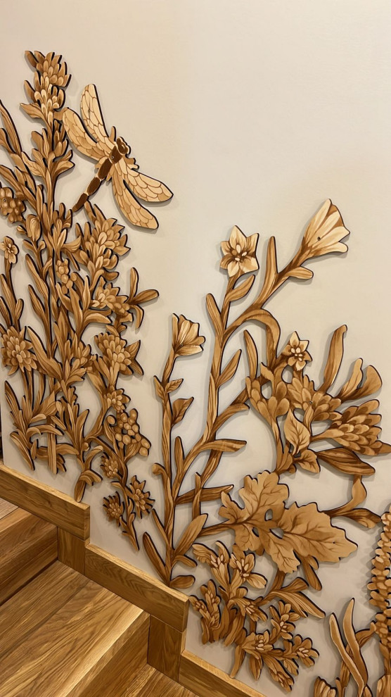 Декор на лестницу (после монтажа)