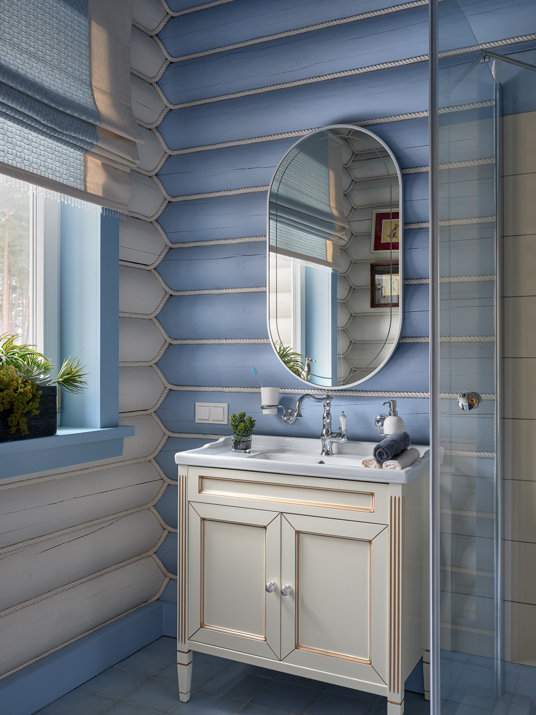 Стилизация дома в КП "Заповедный бор"