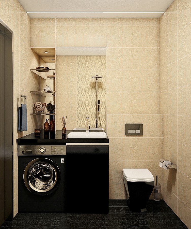 Проект трех-комнатной квартиры в ж/к "Московская 21"