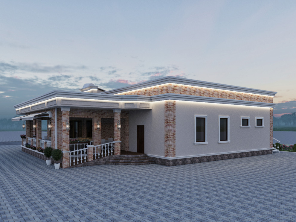 Архитектура здания для ресторана