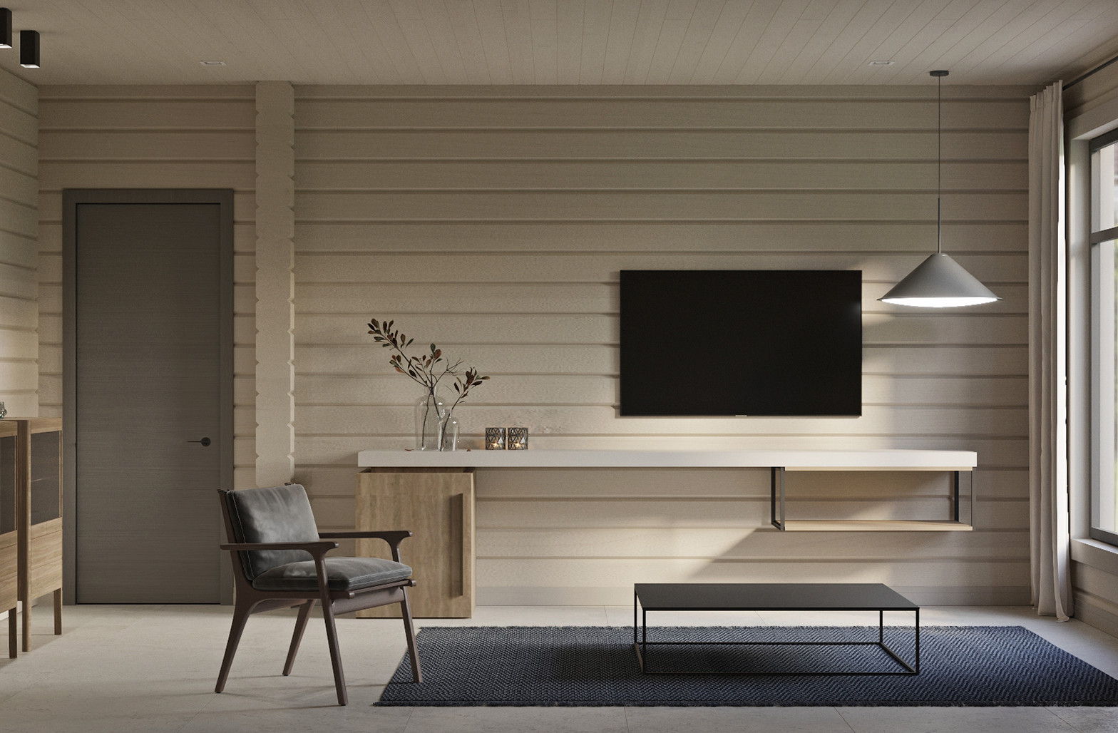 Интерьер загородного дома, 400 м2