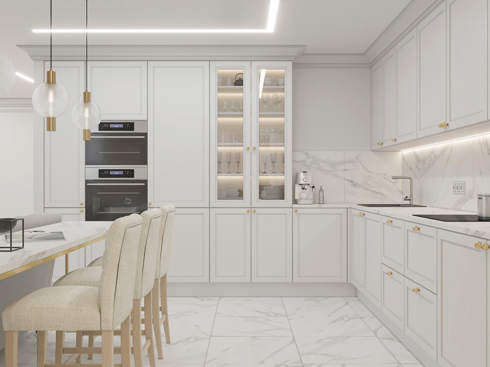 Дизайн интерьера четырехкомнатной квартиры