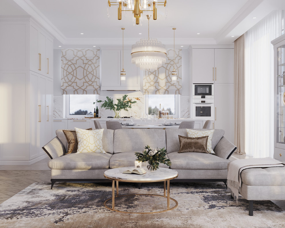 Обложка проекта: Дом 160 м2, КП Михалково, Тула, проект "Во всём блеске"