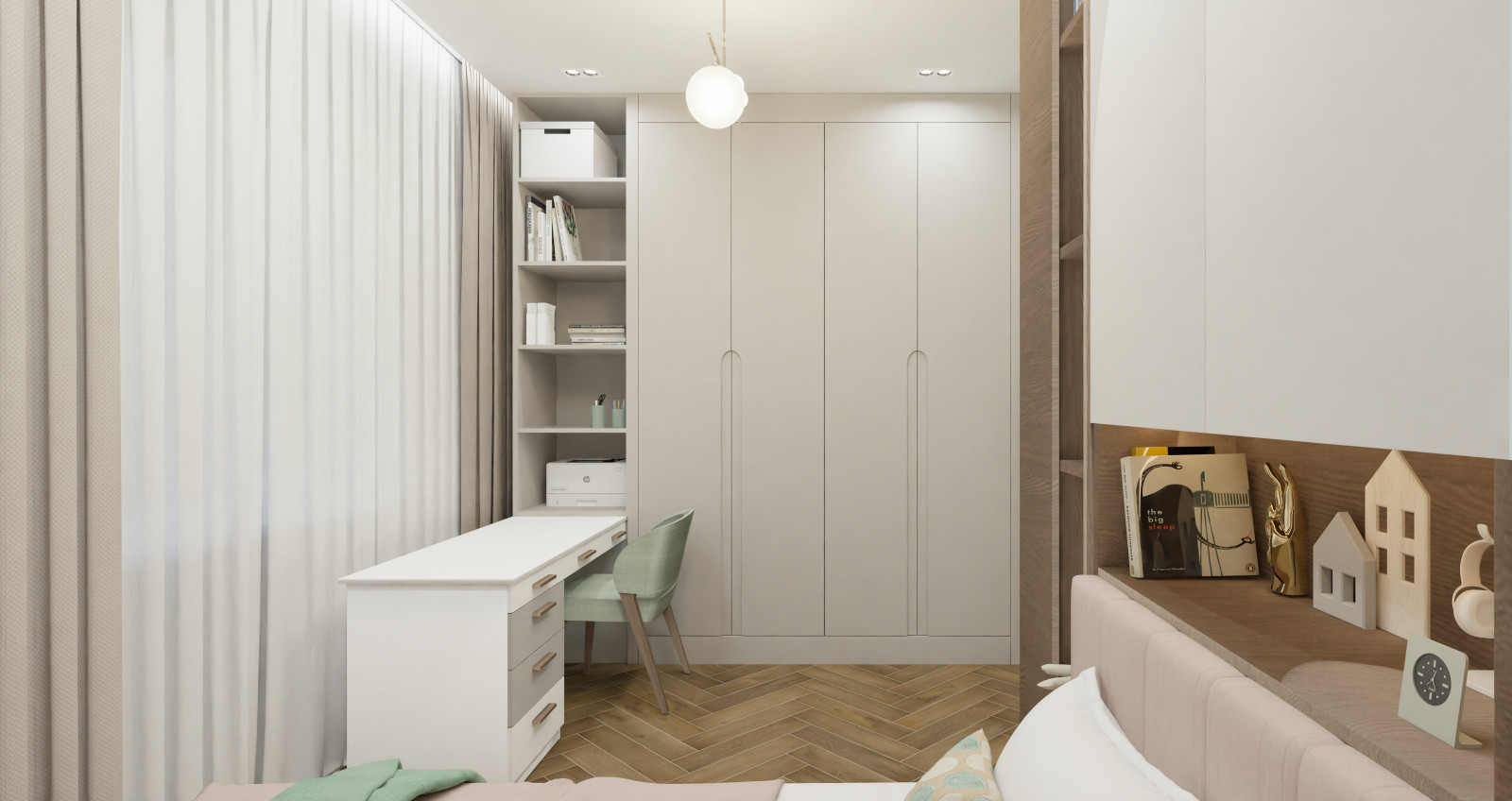 Загородный одноэтажный дом в современном стиле