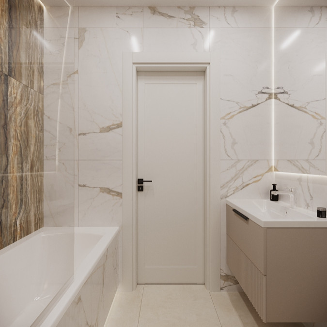 Проект квартиры 100 м2 в ЖК ГринПарк