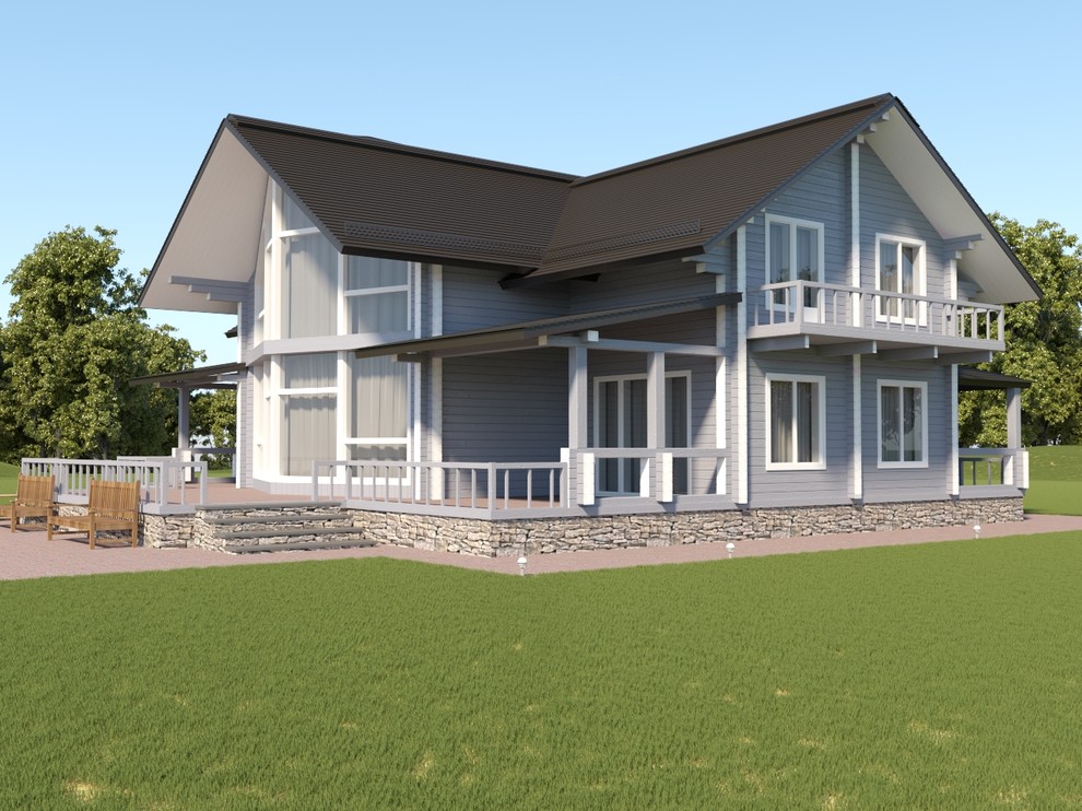 Обложка проекта: Дом из бруса