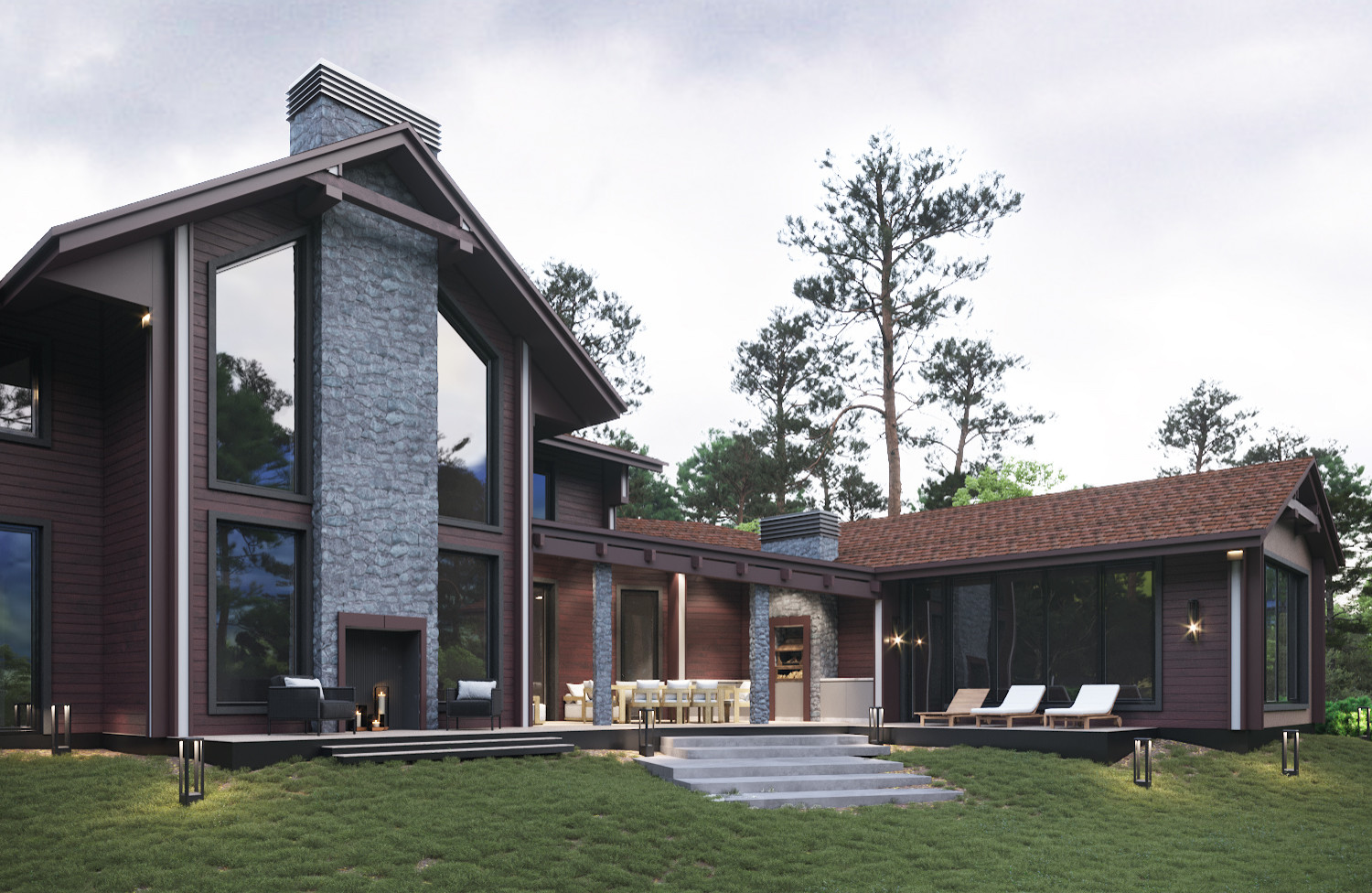 Обложка проекта: Архитектура частного дома -А1