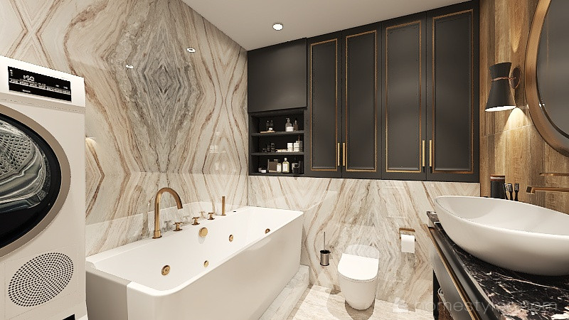 Проект  для молодой семьи в стиле неоклассика