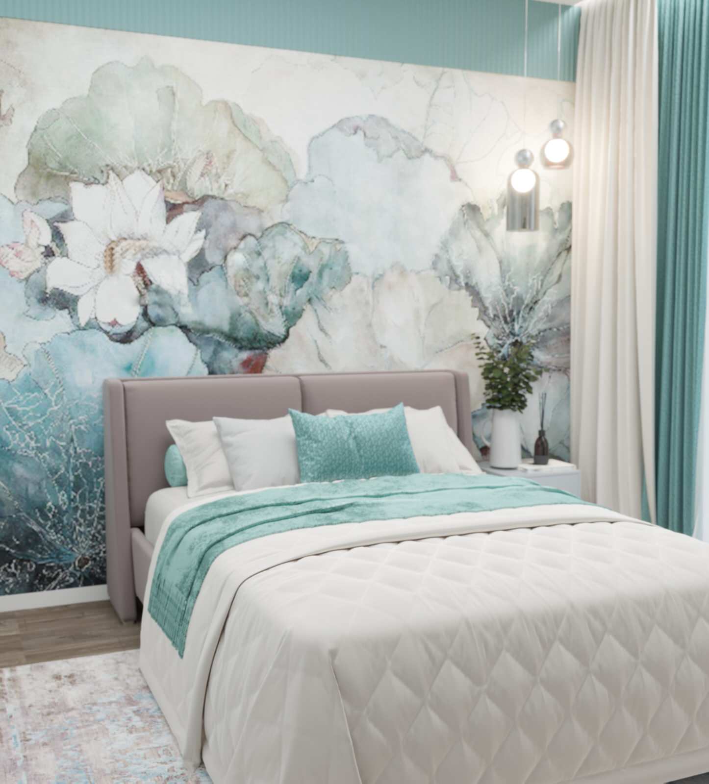 Обложка проекта: мятное мороженое