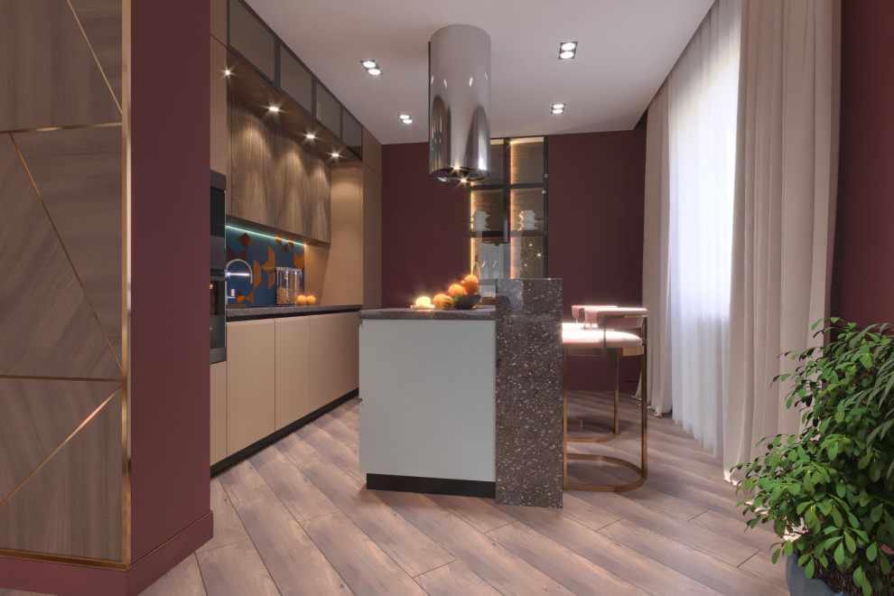 Дизайн-проект интерьера трехкомнатной квартиры.