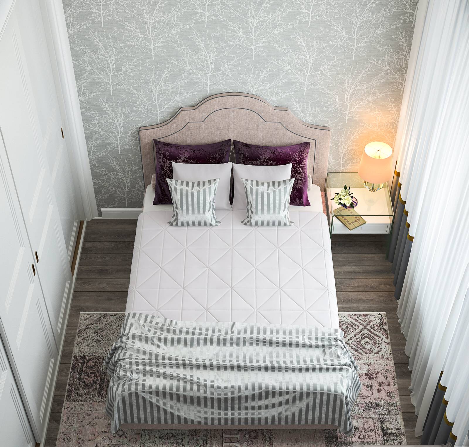 Дизайн - проект однокомнатной квартиры 38 кв.м. г. Москва