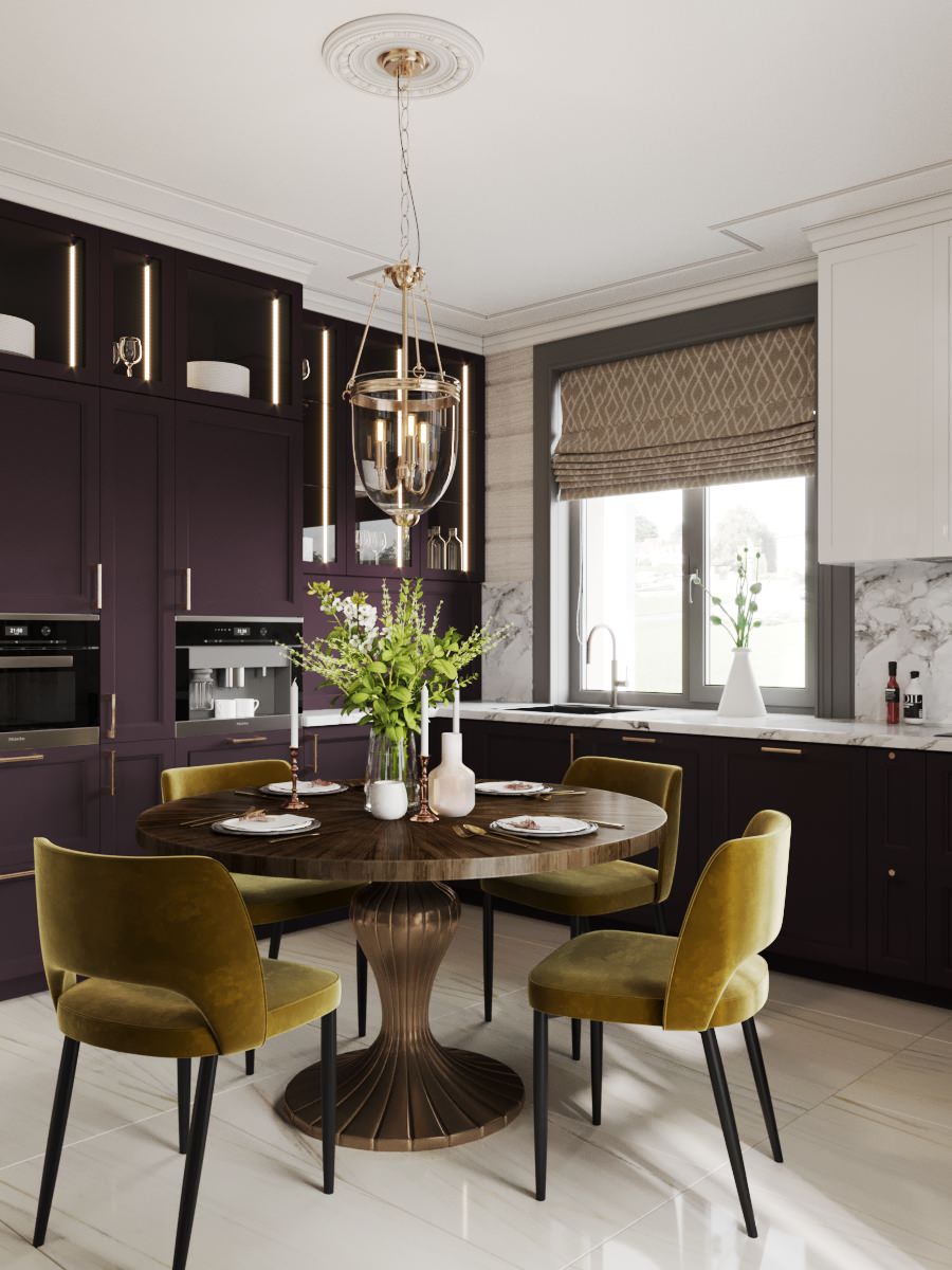 Кухня в загородном доме