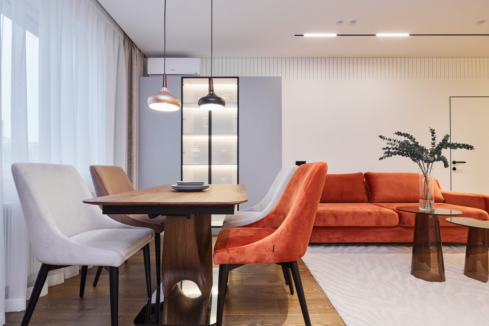 Современный дизайн трехкомнатной квартиры 112 кв. м.