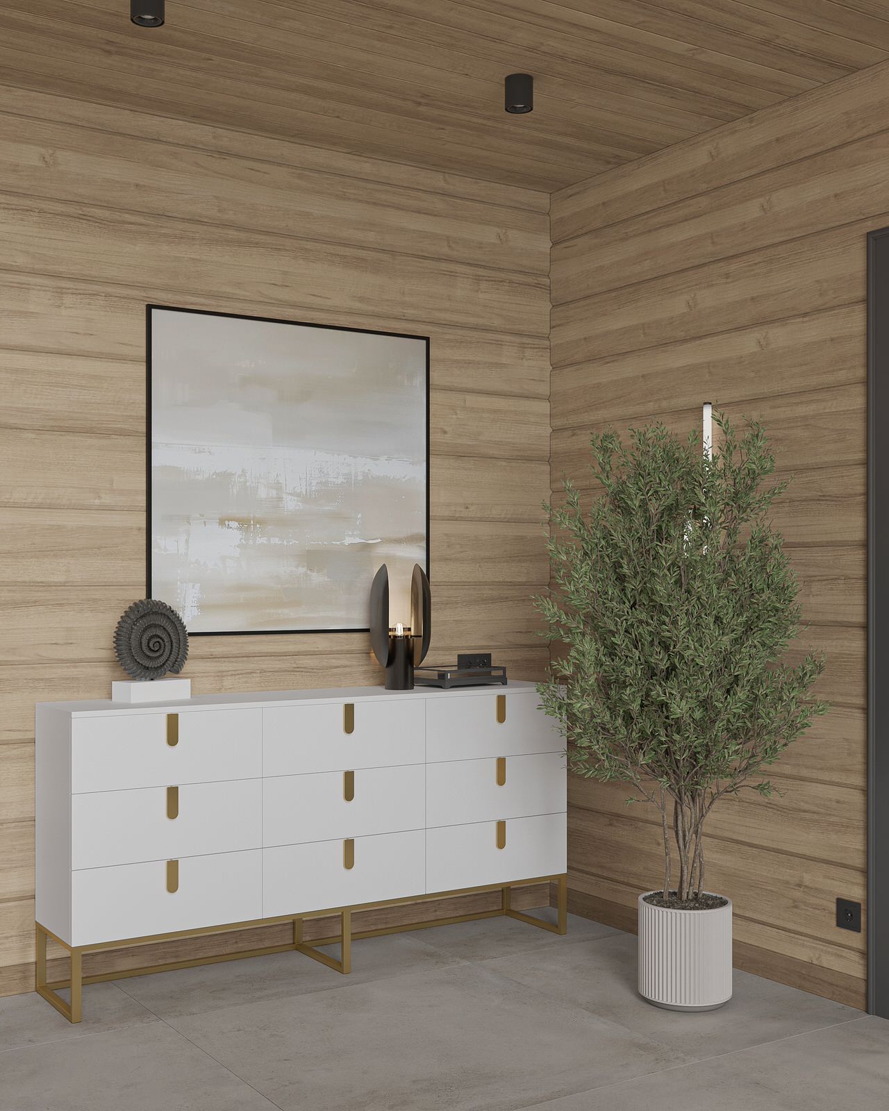 Загородный дом из клееного бруса