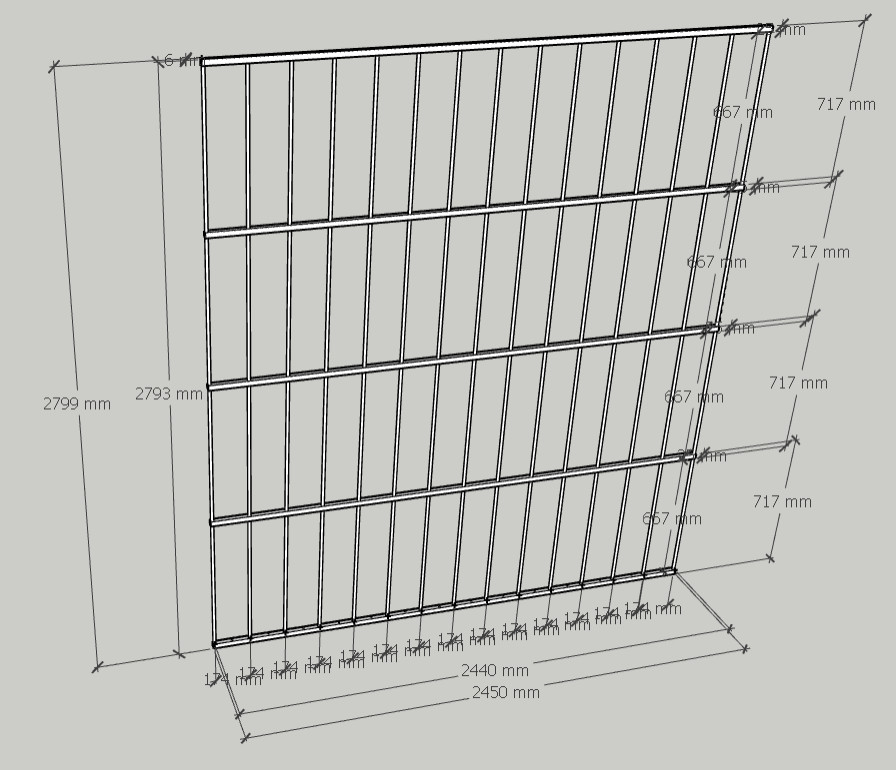 Остекленная перегородка LOFT с динамическим окном (слайд)