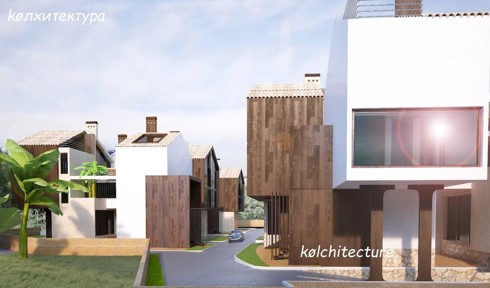 Туристический поселок. Адриатическое побережье.