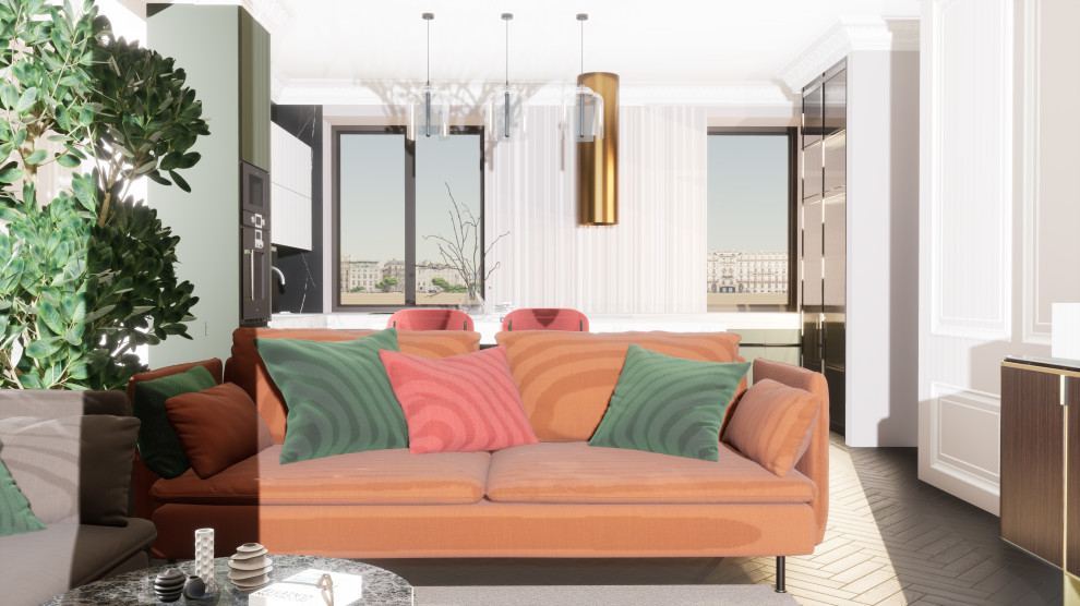 Индивидуальный жилой дом Альпийская деревня 125 м2