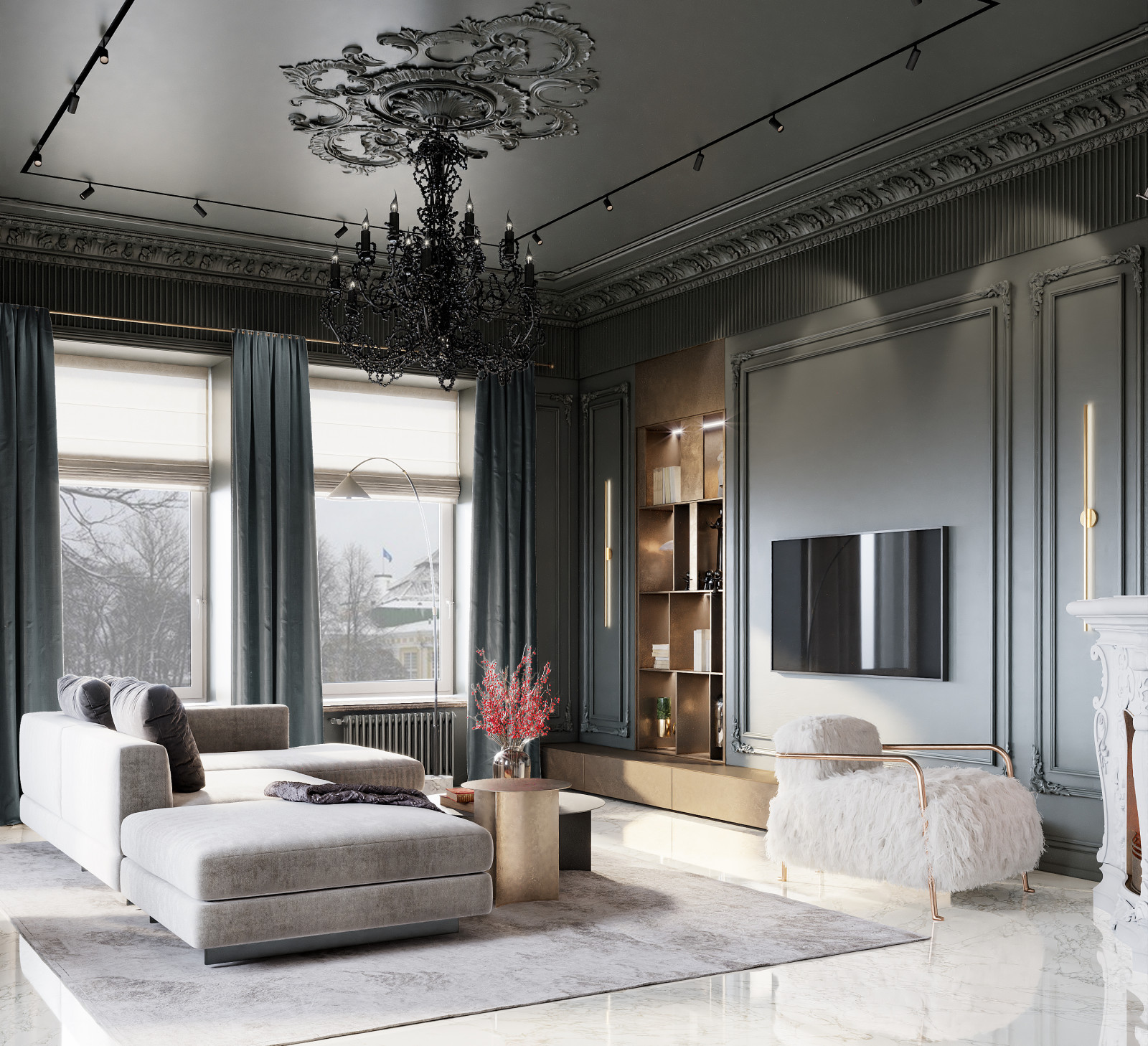 Обложка проекта: Квартира в центре Петербурга