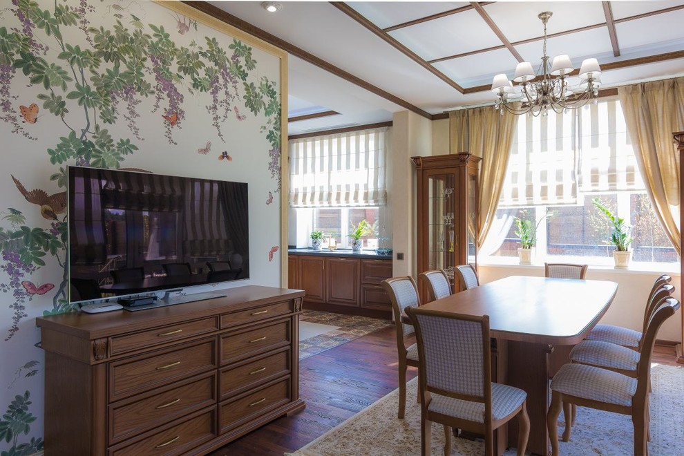 Обложка альбома: Идеи зонирования кухни и гостиной