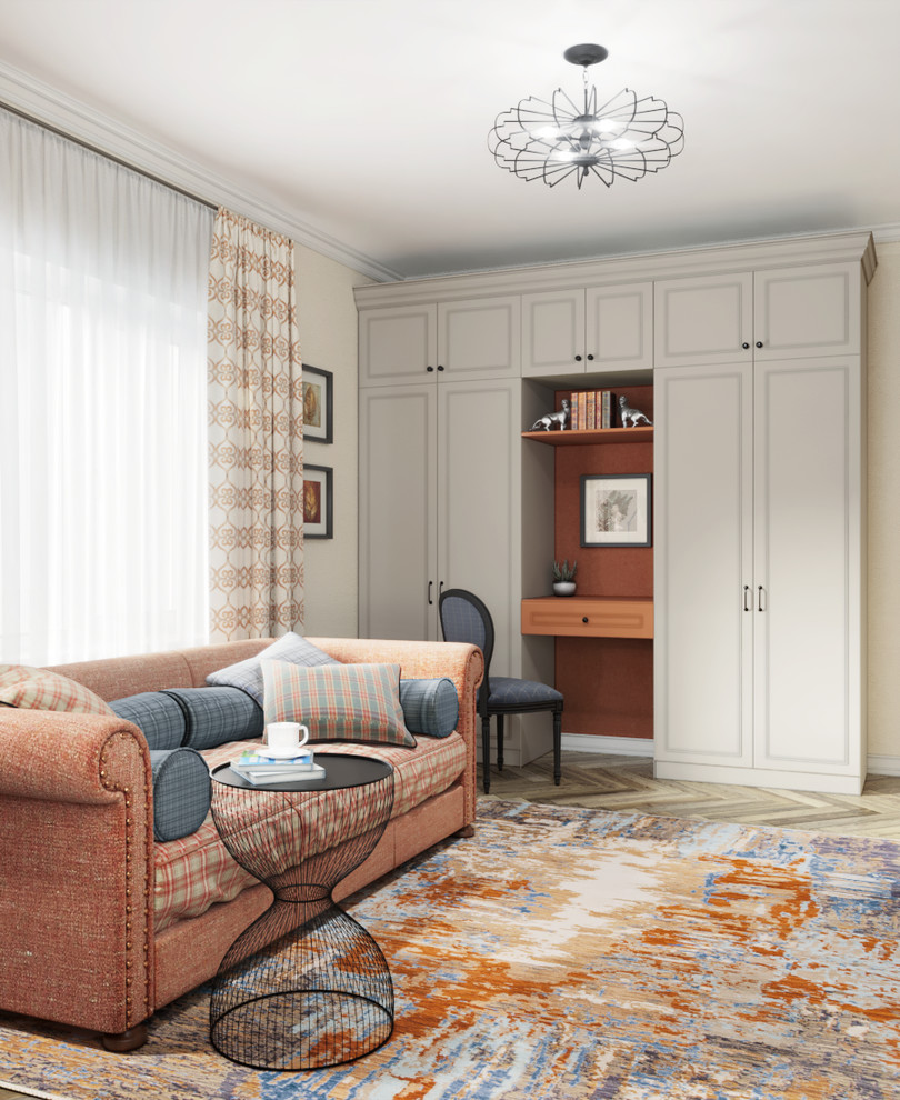 Загородный дом в оливковых тонах