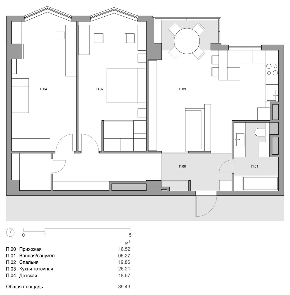 Обложка проекта: Квартира для молодой семьи