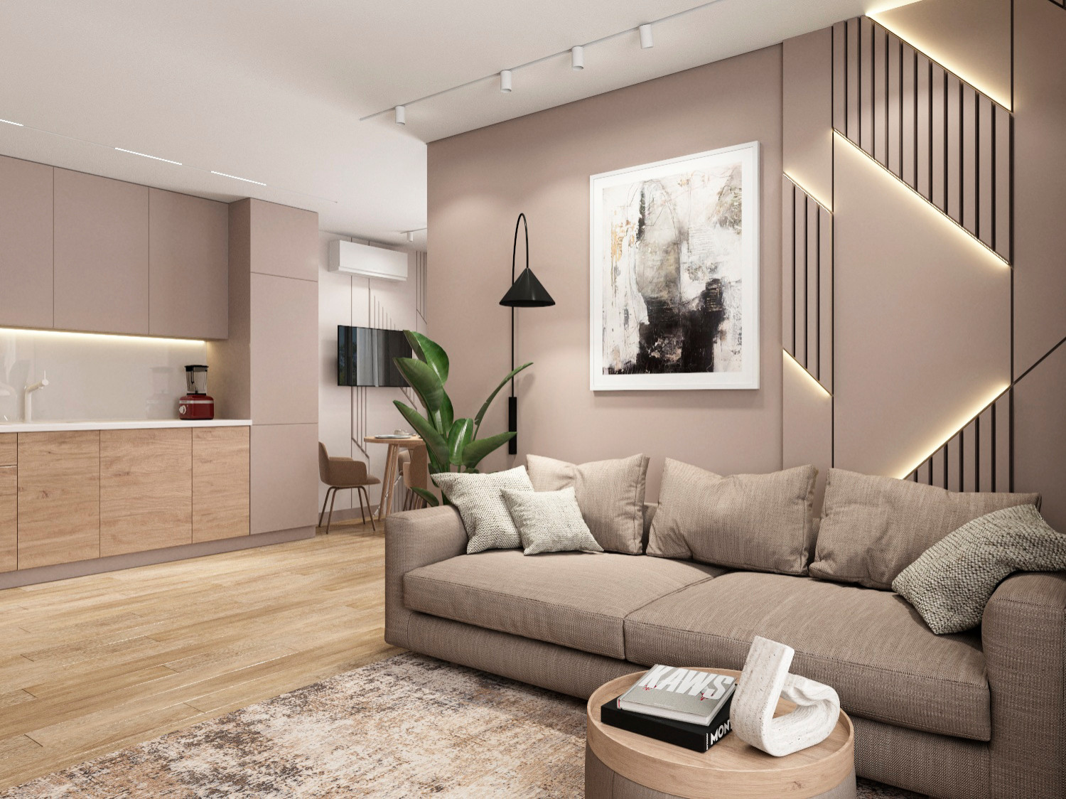 Нюдовый с акцентами