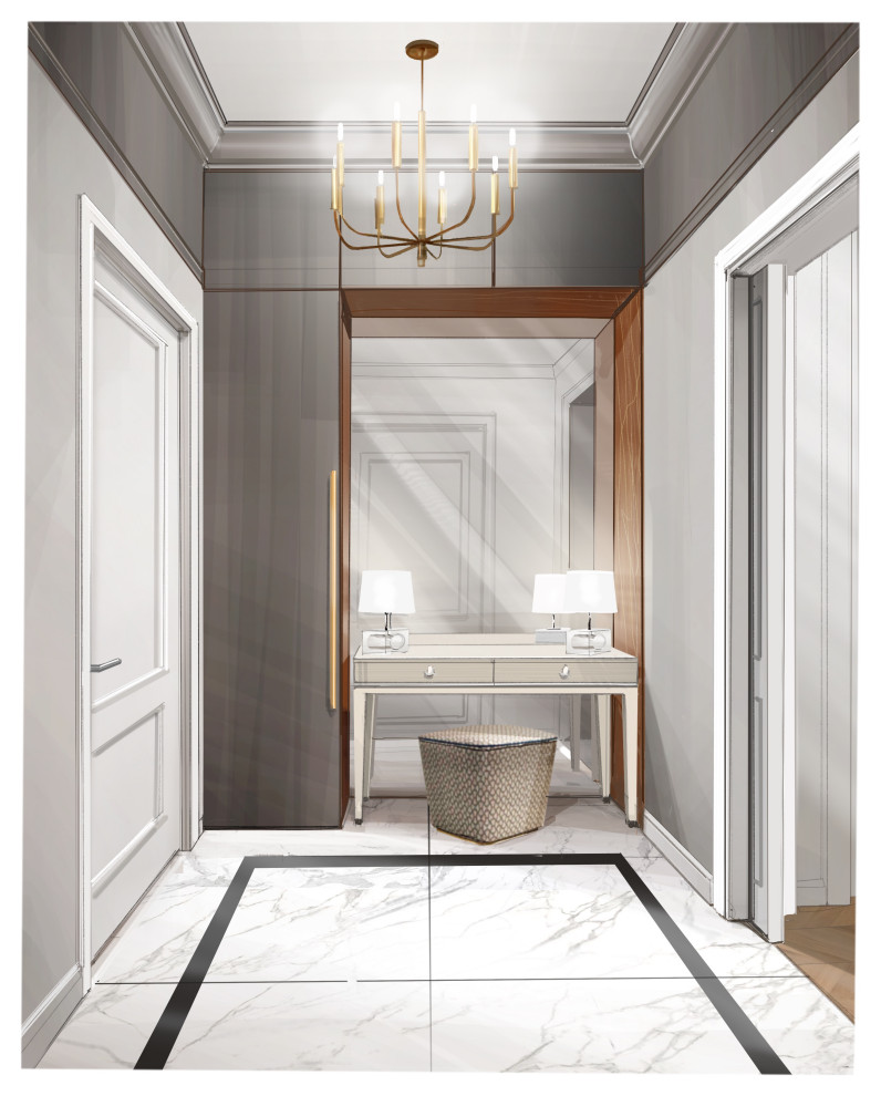 Обложка проекта: Интерьер квартиры современная классика